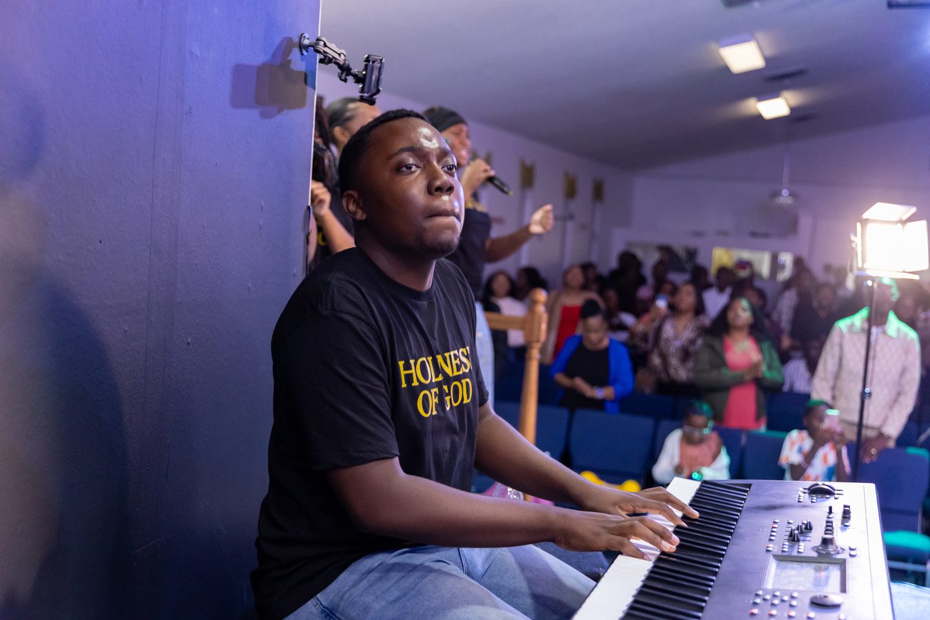 Pianist during ROCK Night 2025