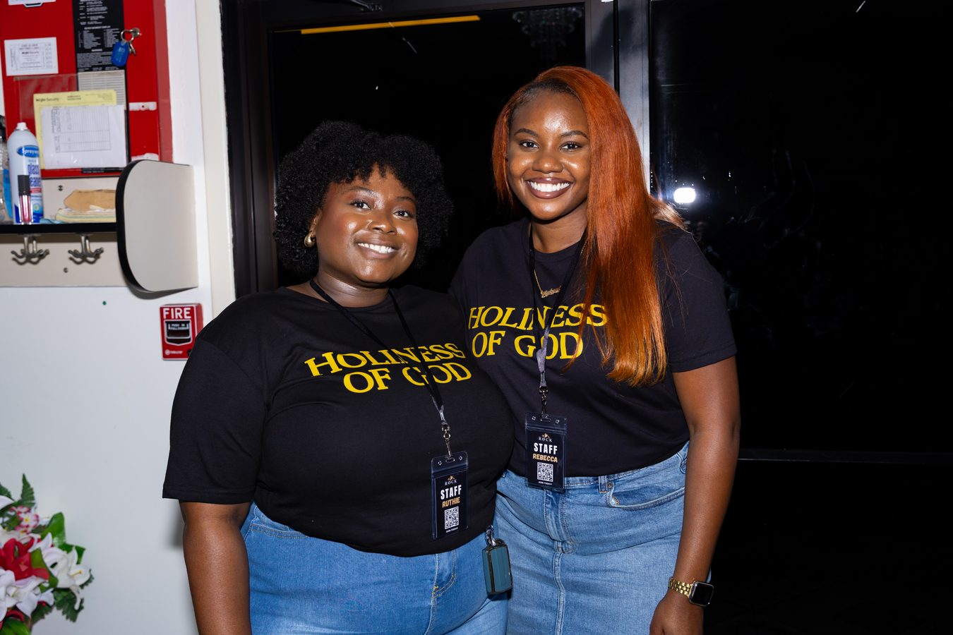 ROCK Night staff — Ruthie and Rebecca